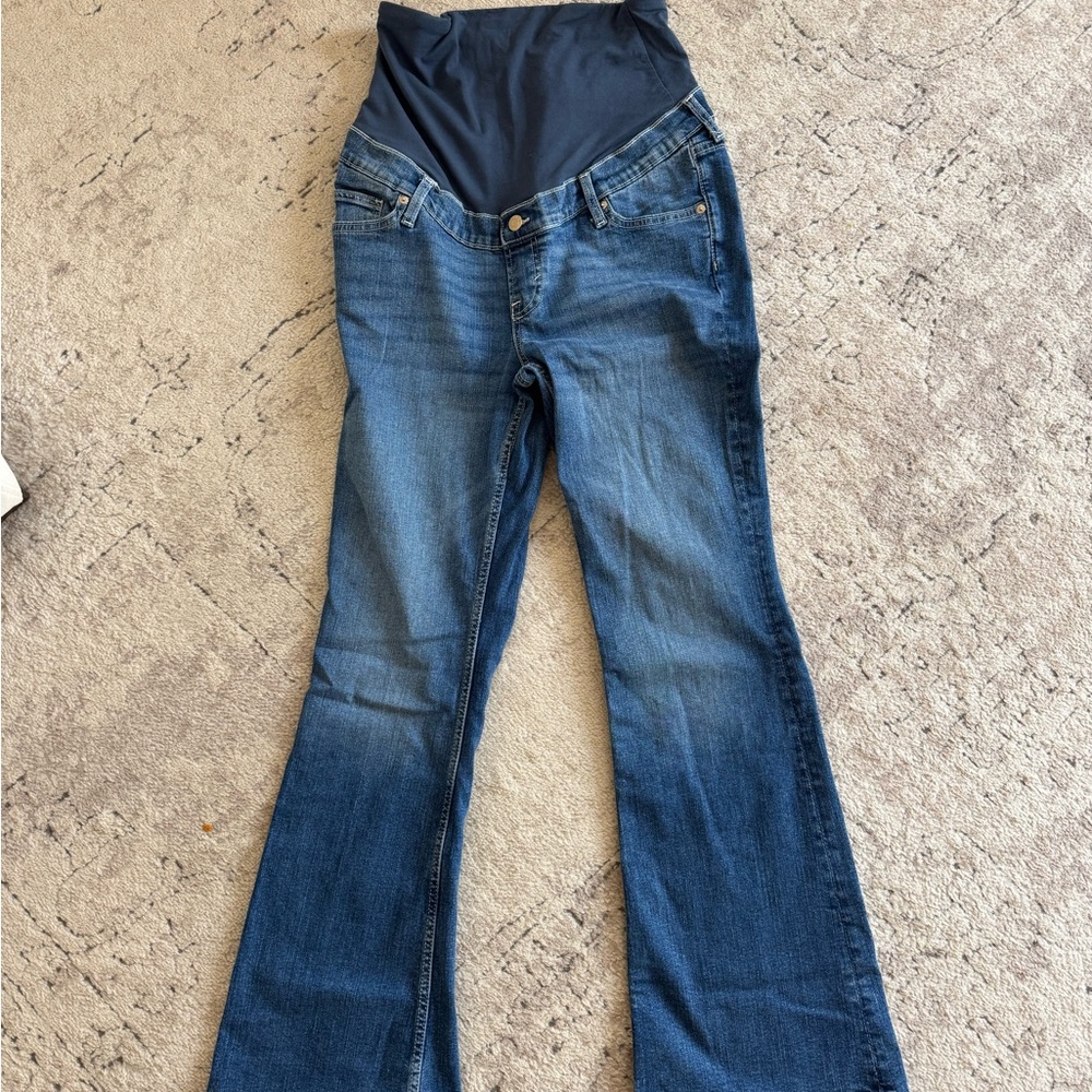 H&M MAMA Maternity Bootcut Jeans - Blue